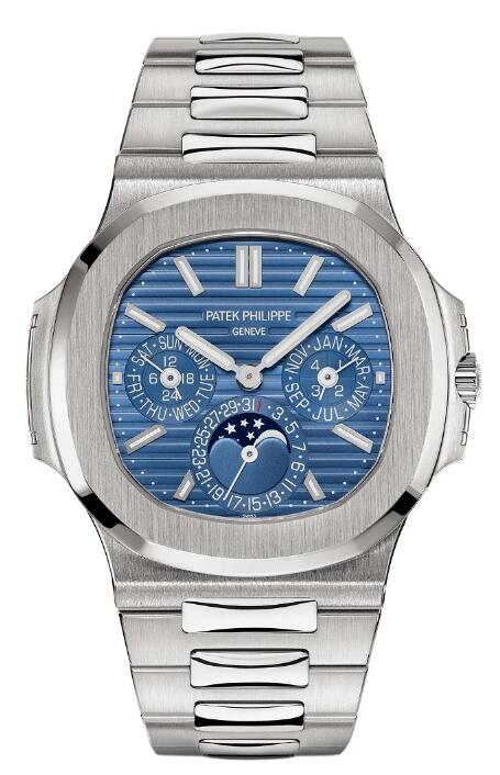 Best replica Patek Philippe Nautilus Perpetual Calendar 5740 White Gold watch 5740/1G-001